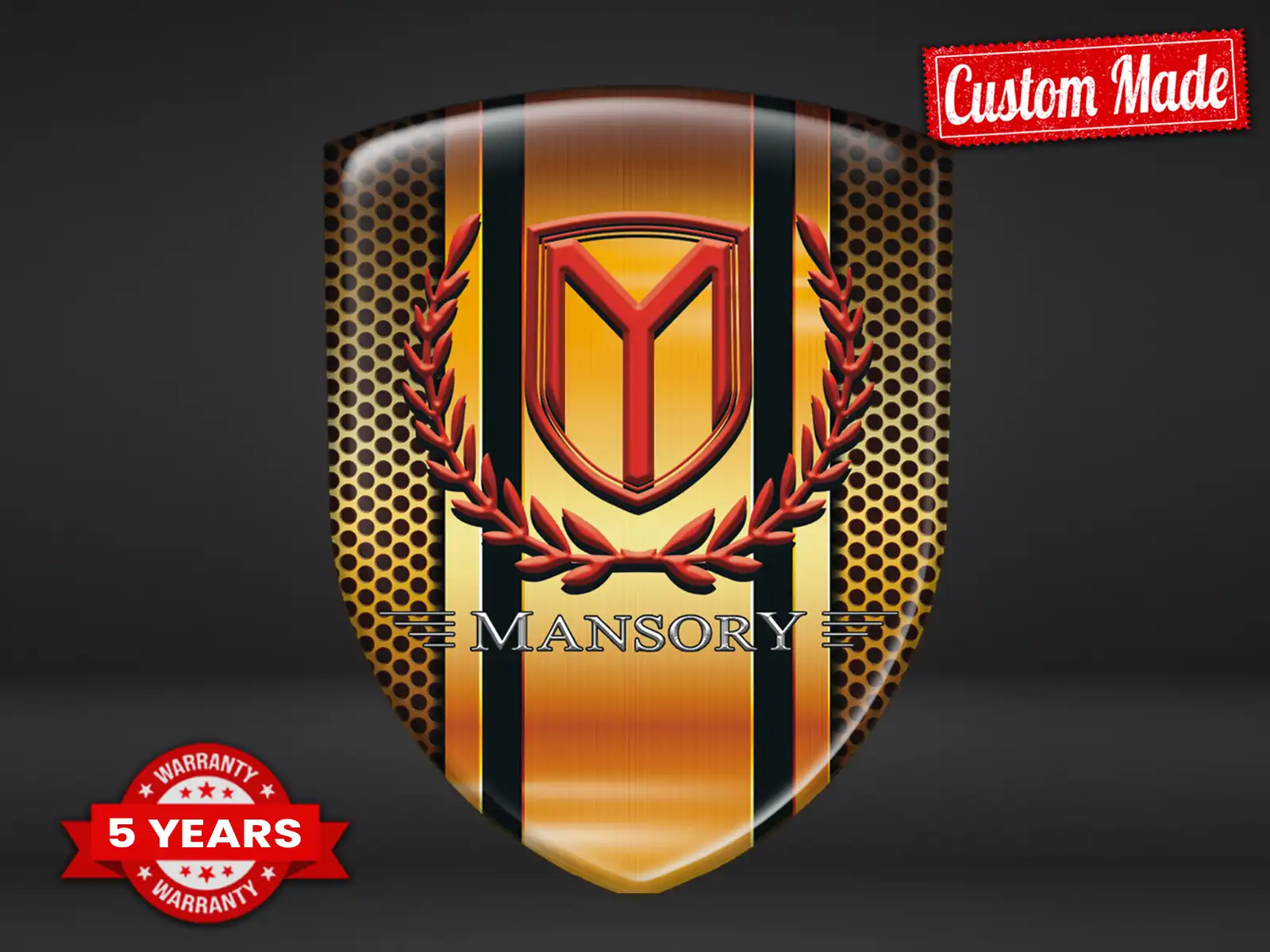 Mansory Logosticker Auto Robust Hochwertig Professionell